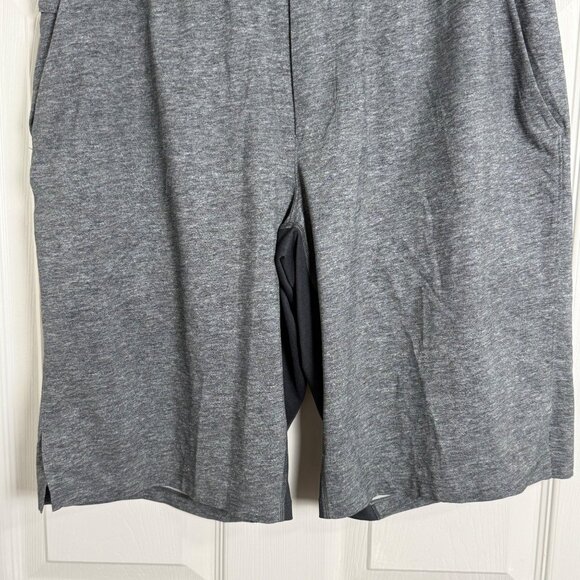 Lululemon T.H.E. Short Mens Large Gray Unlined Stretch Gym Activewear Athleisure - Picture 5 of 13